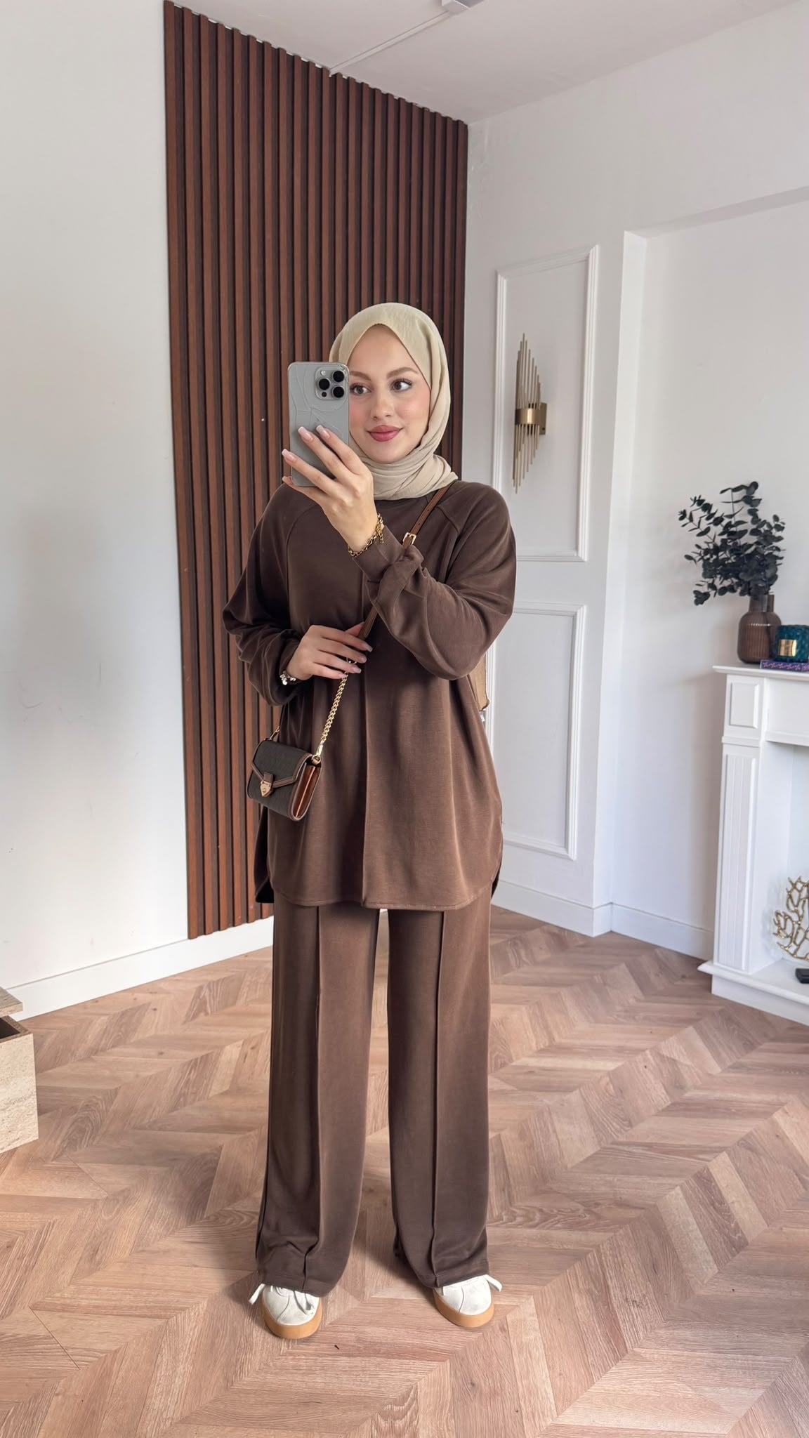 MEYSADESIGN PANTOLON TAKIM Relax Yumoş Takım Acı Kahve
