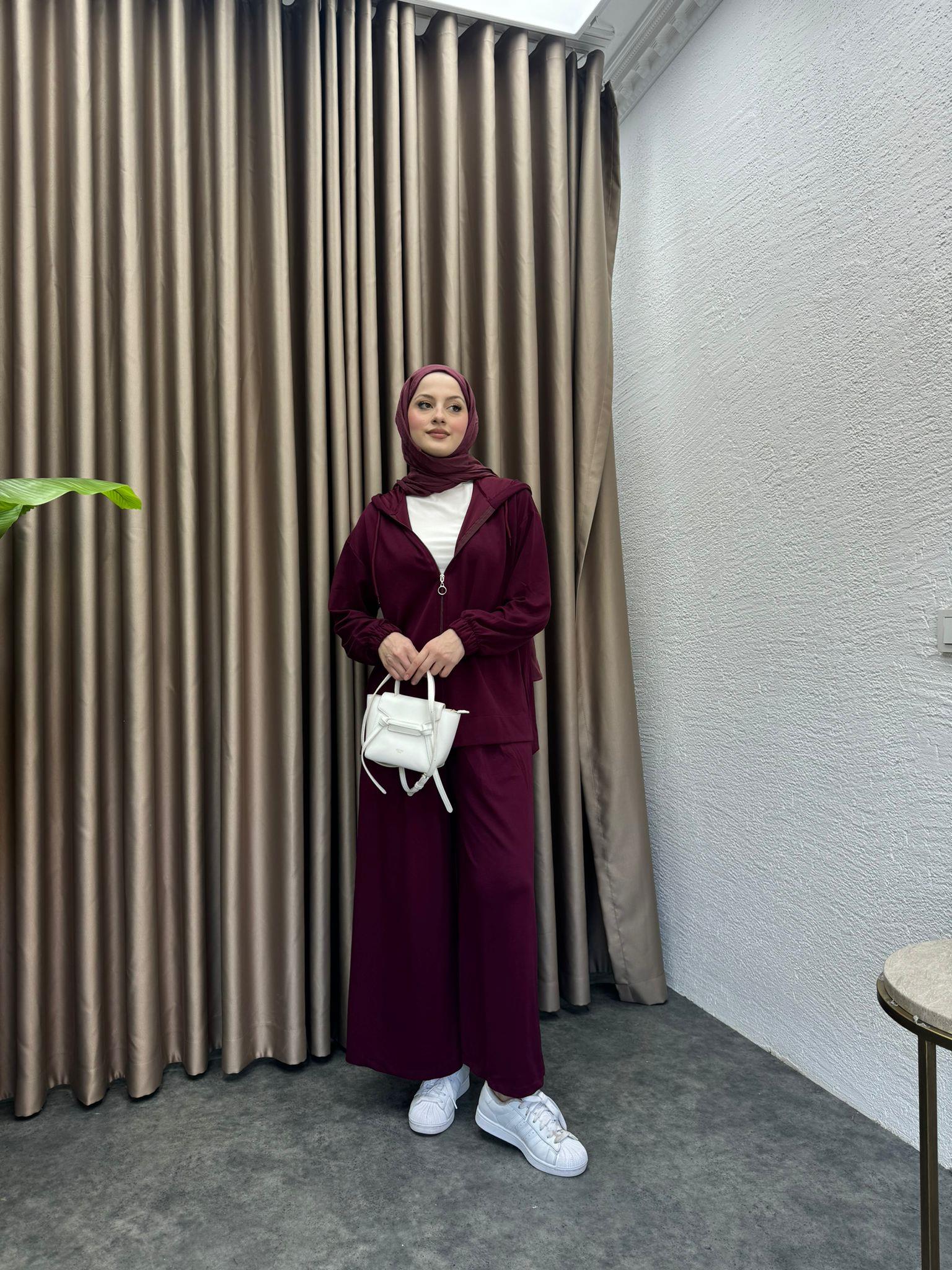 Sabrina Oysshoo 2-Piece Set Burgundy