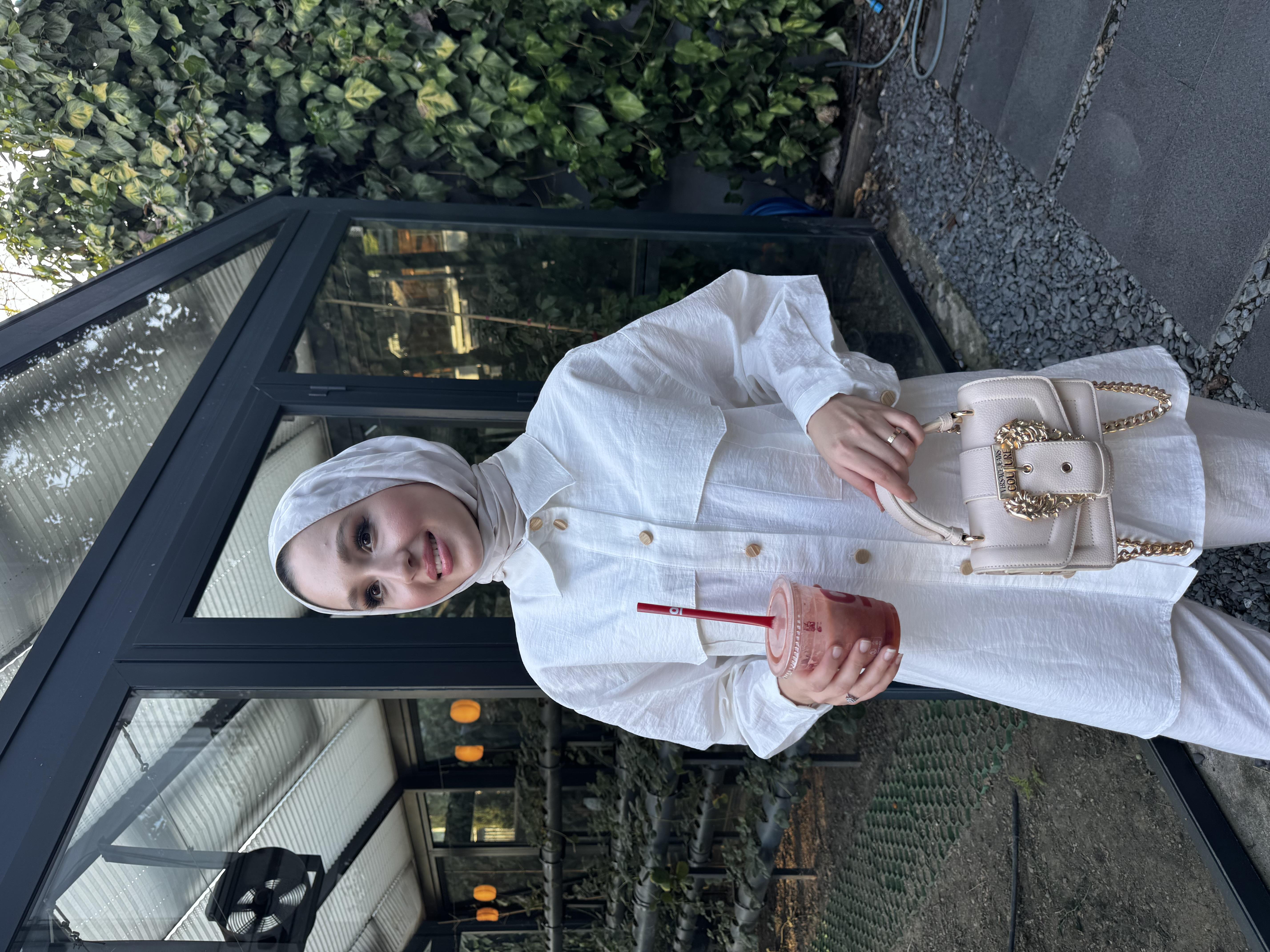 Siniora Trousers 2-Piece Set White