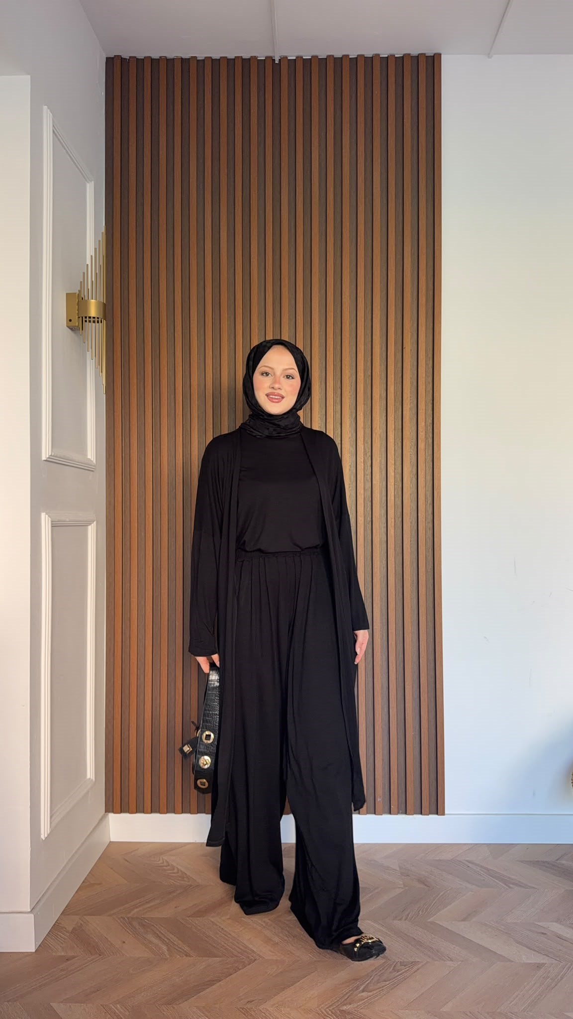 MEYSADESIGN PANTOLON TAKIM Üçlü Sandy Takım Siyah