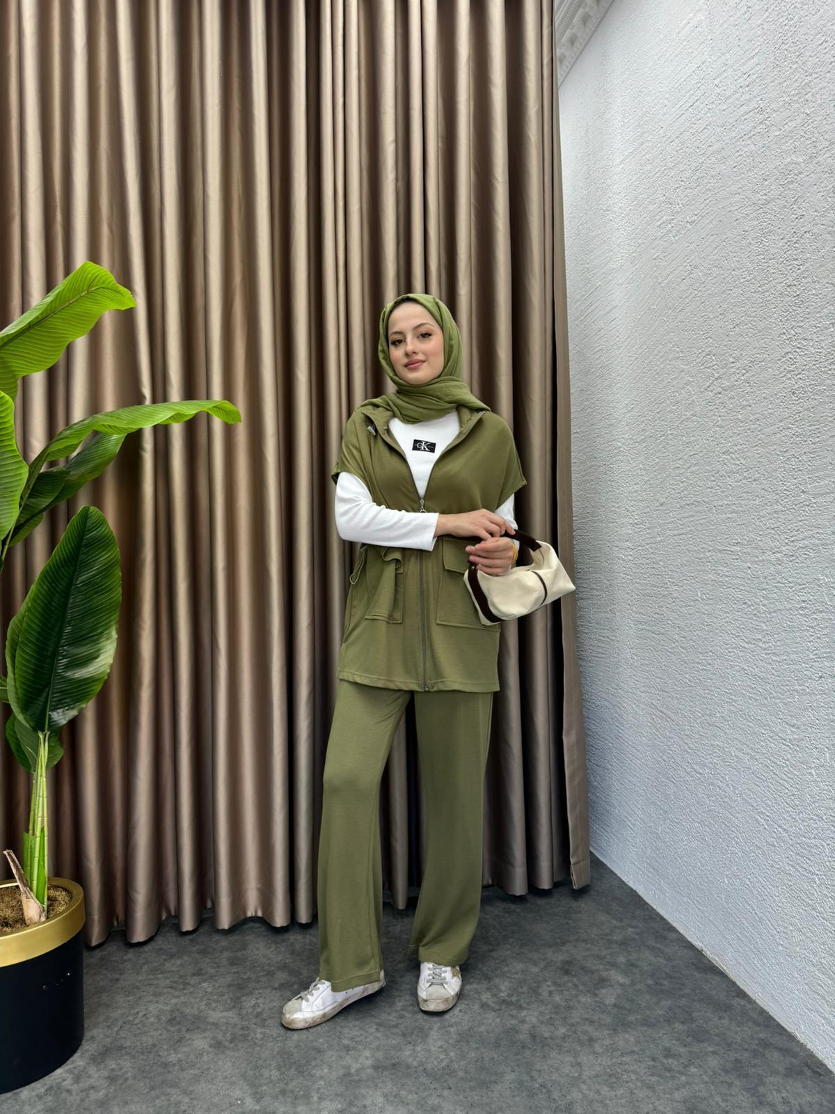 Waistcoat Oysh Set Khaki