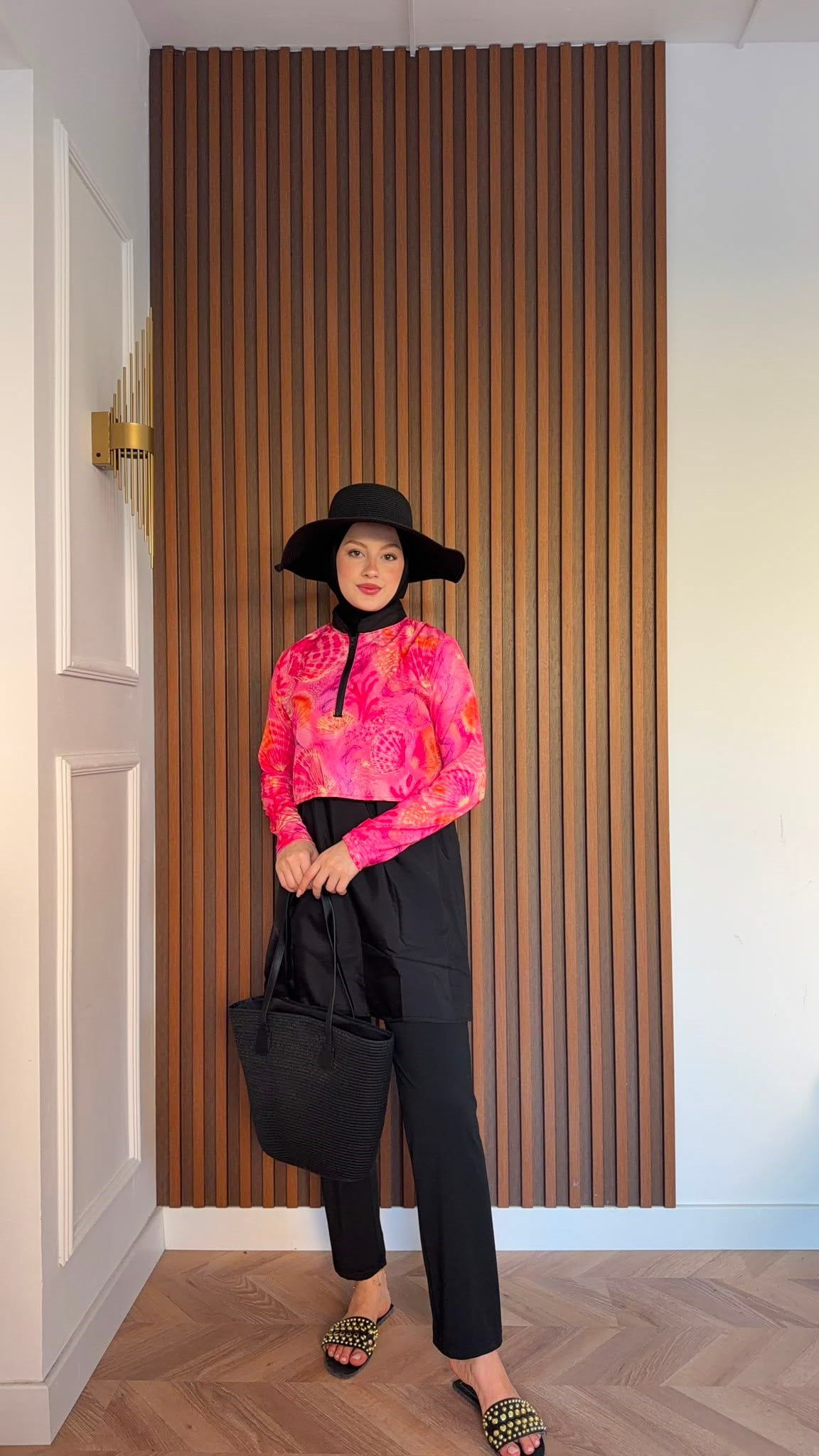 MEYSADESIGN TESETTÜR MAYO Gisa Pembe Renkli Üçlü Mayo Seti