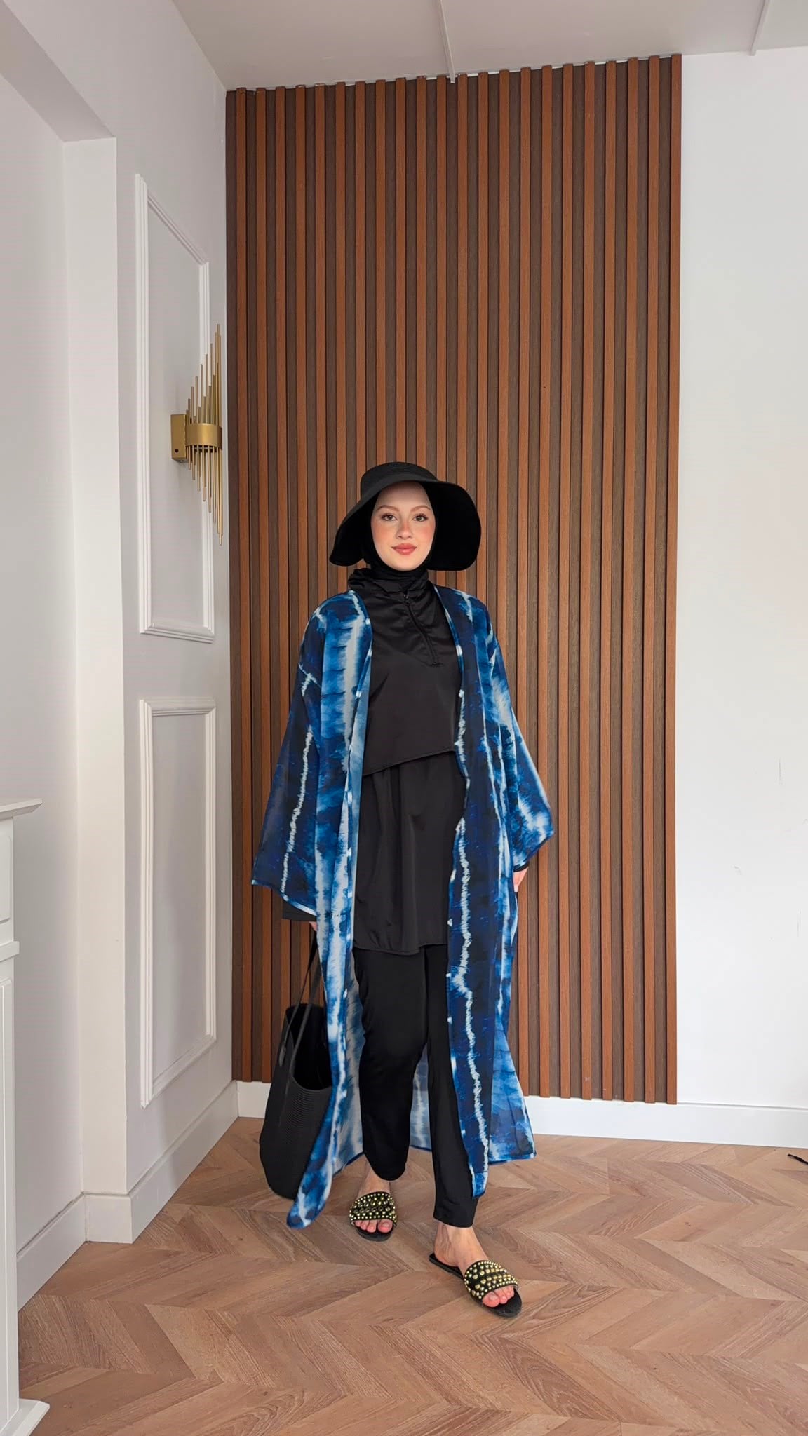 MEYSADESIGN TESETTÜR PAREO Layla Mavi Renkli Şifon Pareo