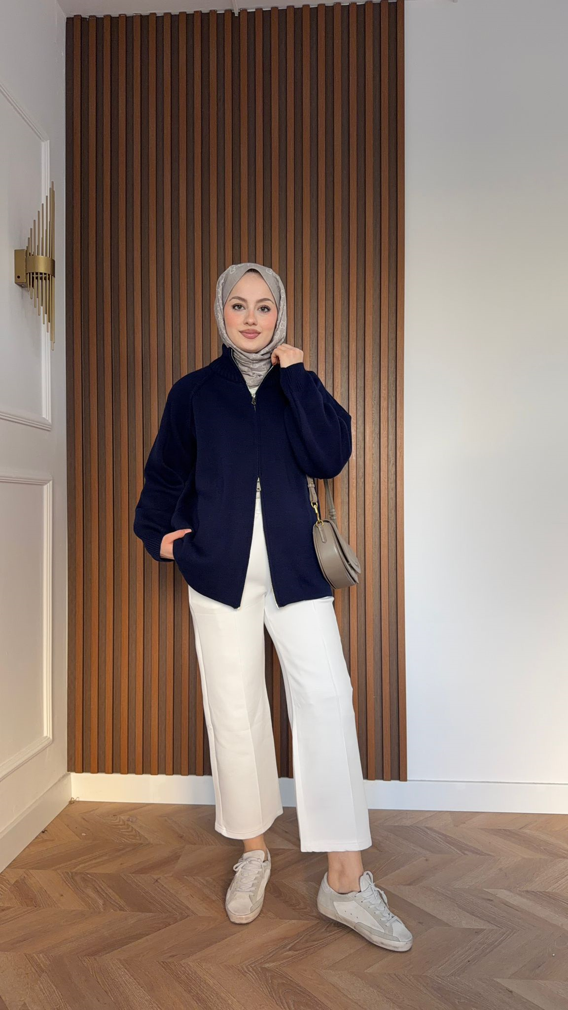 MEYSADESIGN KNITWEAR Marbella Triko Hırka Lacivert