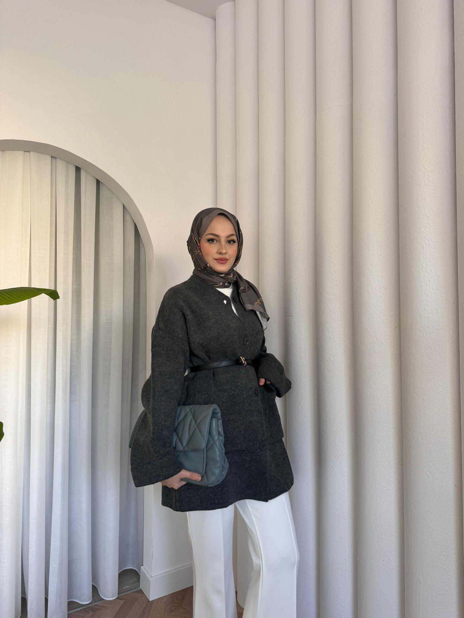 Masimo Knit Cardigan Grey