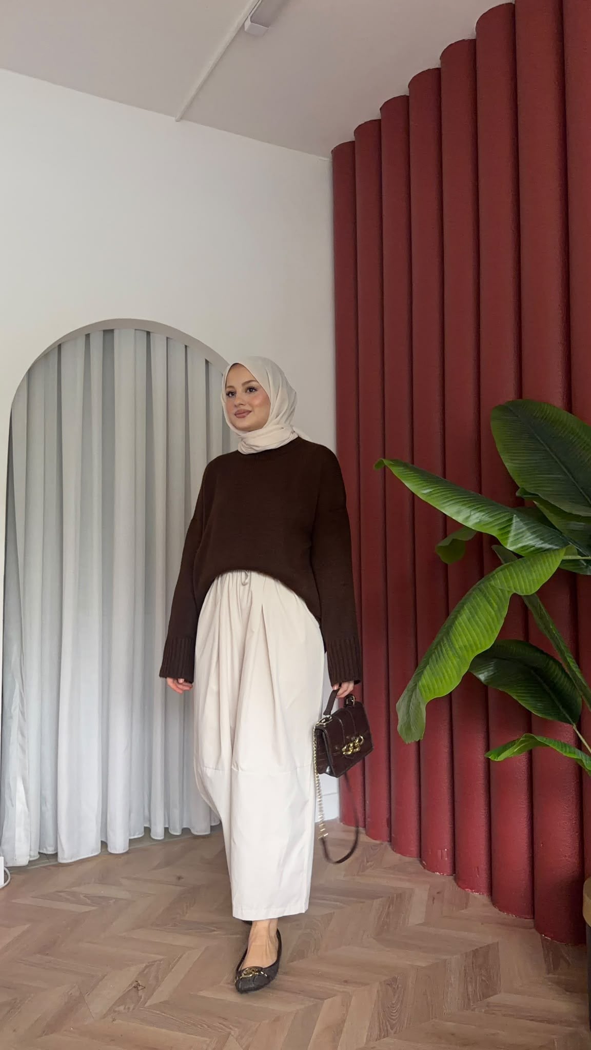 MEYSADESIGN TRİKO KAZAK Riyal Yumoş Kazak Acı Kahve