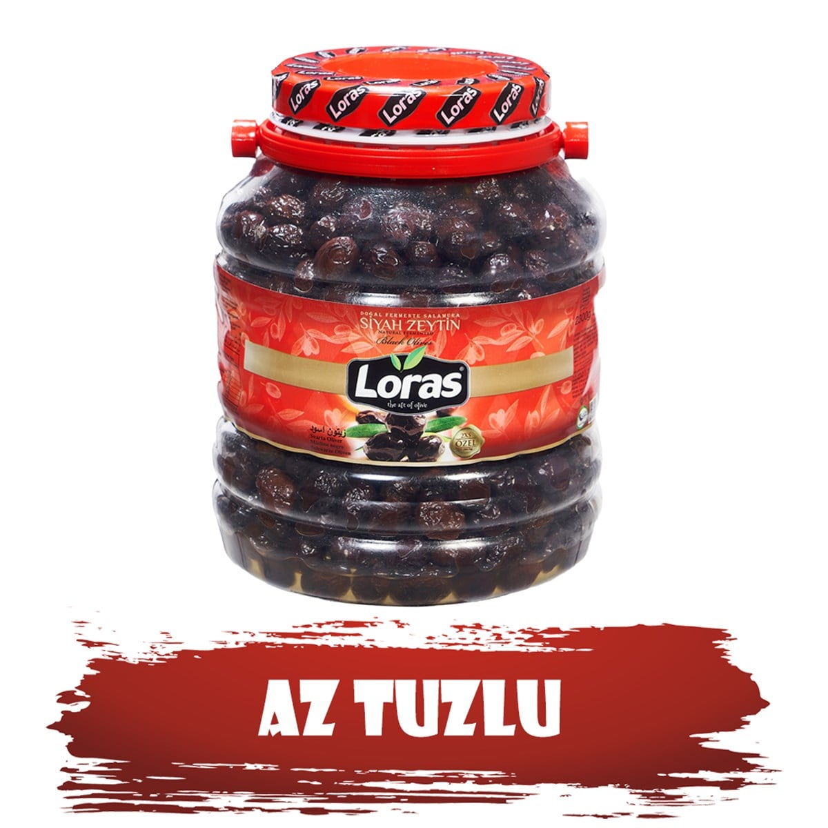 LORAS  GEMLİK SİYAH ZEYTİN PET ÖZEL 2.000 GR (351 - 380)SİYAH ZEYTİNLORAS