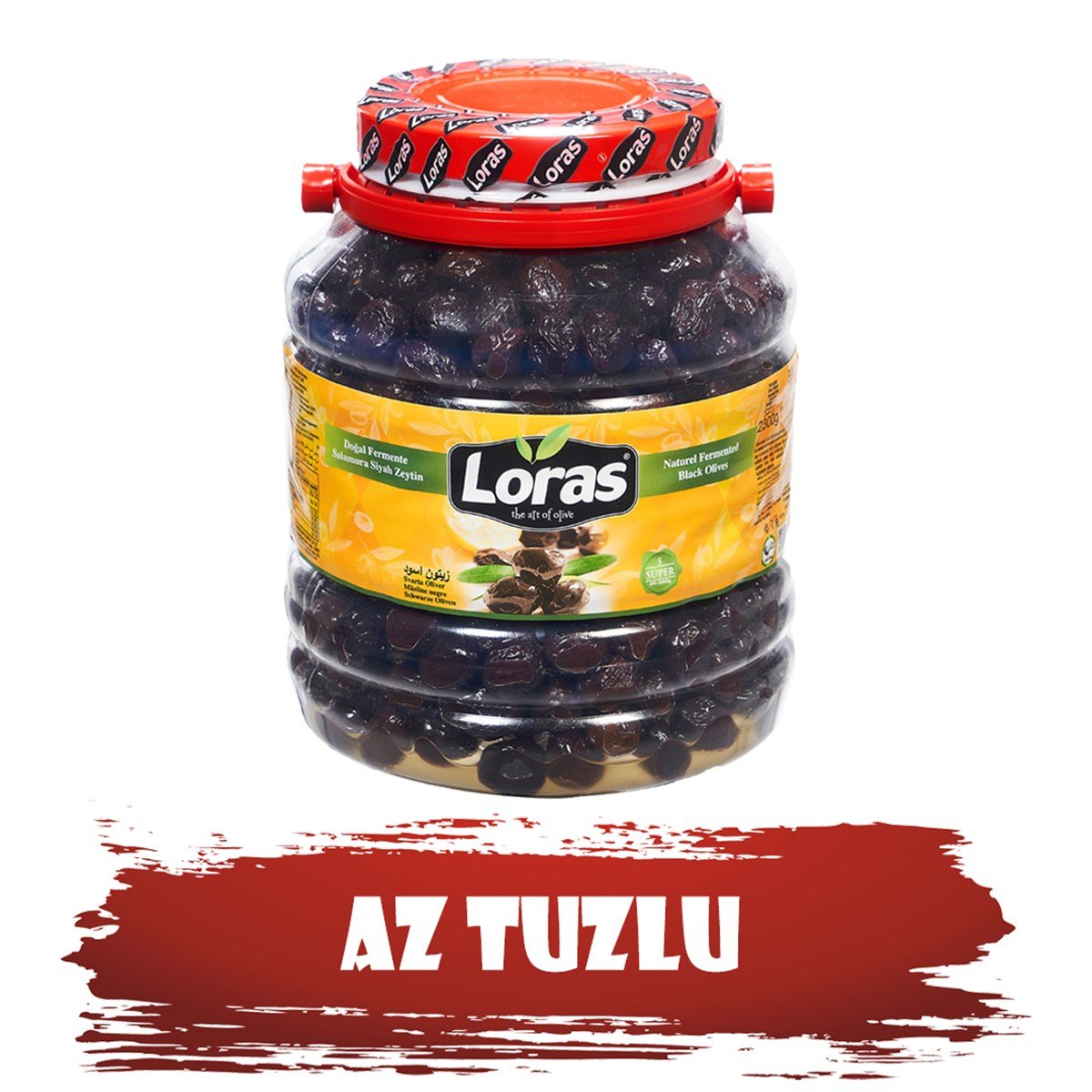 LORAS  GEMLİK SİYAH ZEYTİN PET SÜPER 2.000 GR (291 - 320)SİYAH ZEYTİNLORAS