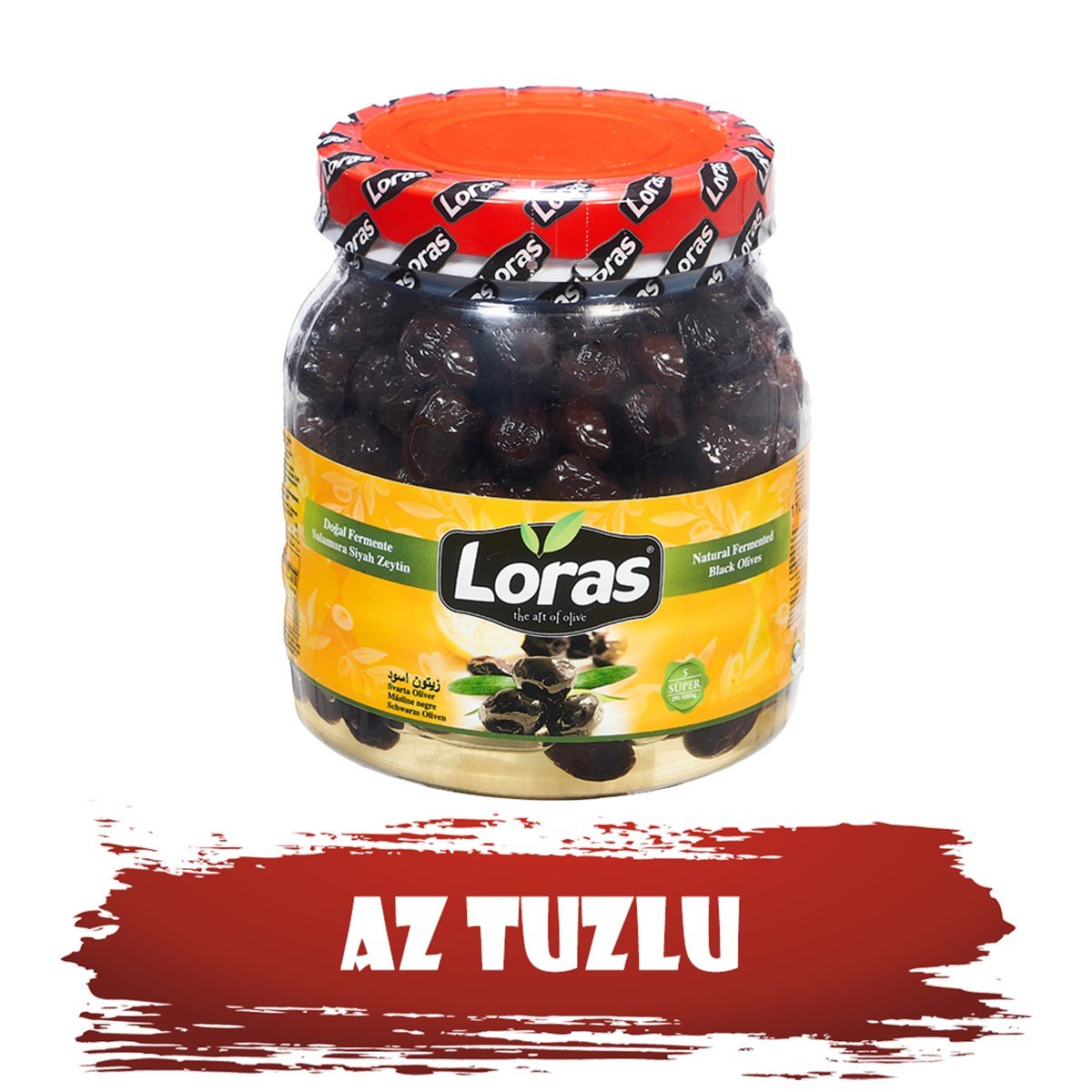 LORAS  GEMLİK SİYAH ZEYTİN PET SÜPER 900 GR (291 - 320)SİYAH ZEYTİNLORAS