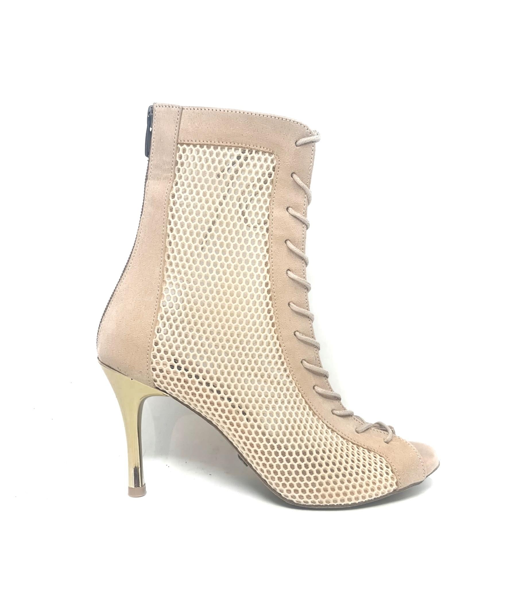 bej kadın dans ayakkabısı