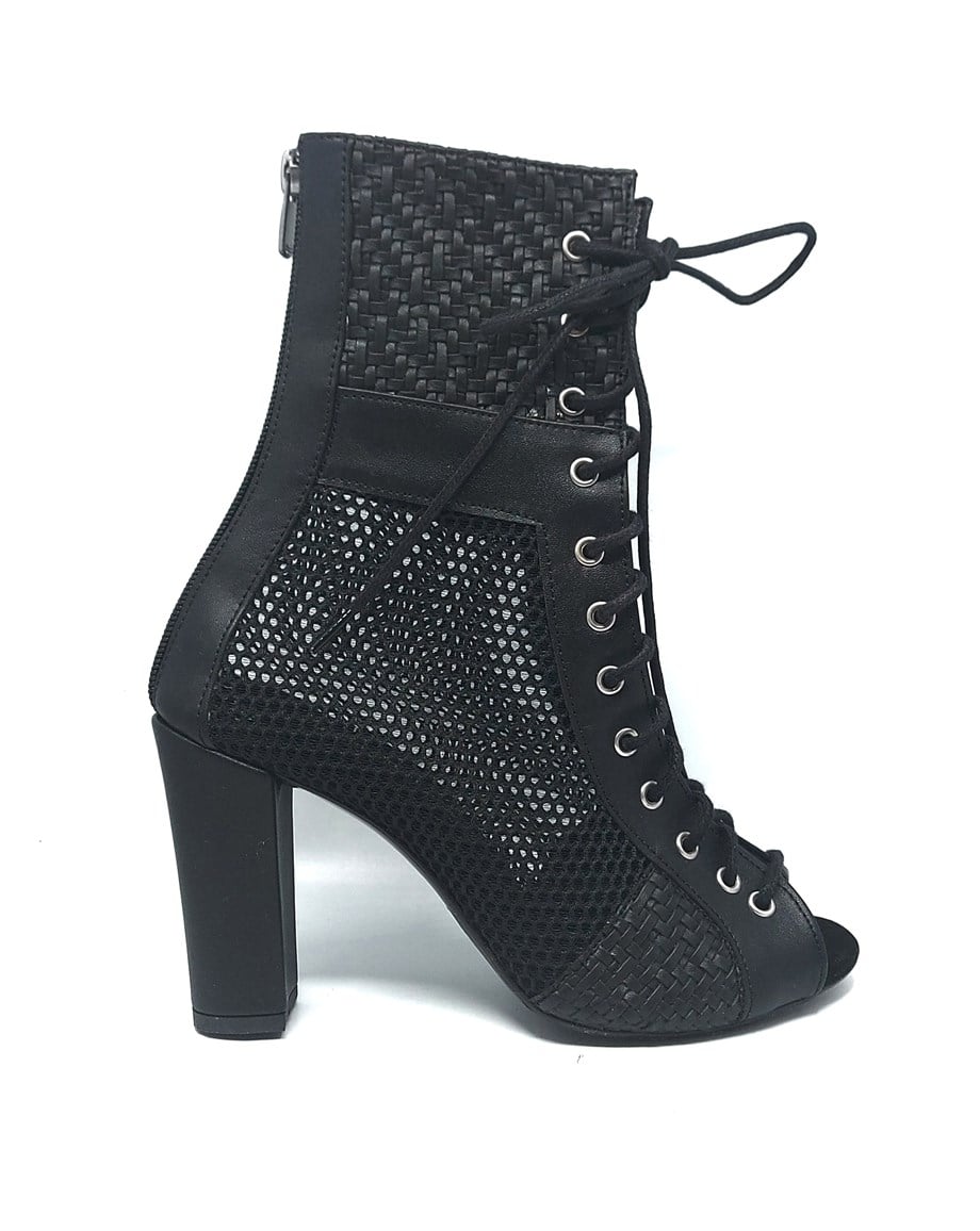 HIGH HEELS SIYAH FILELI