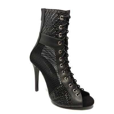 HIGH HEELS SIYAH FILELI