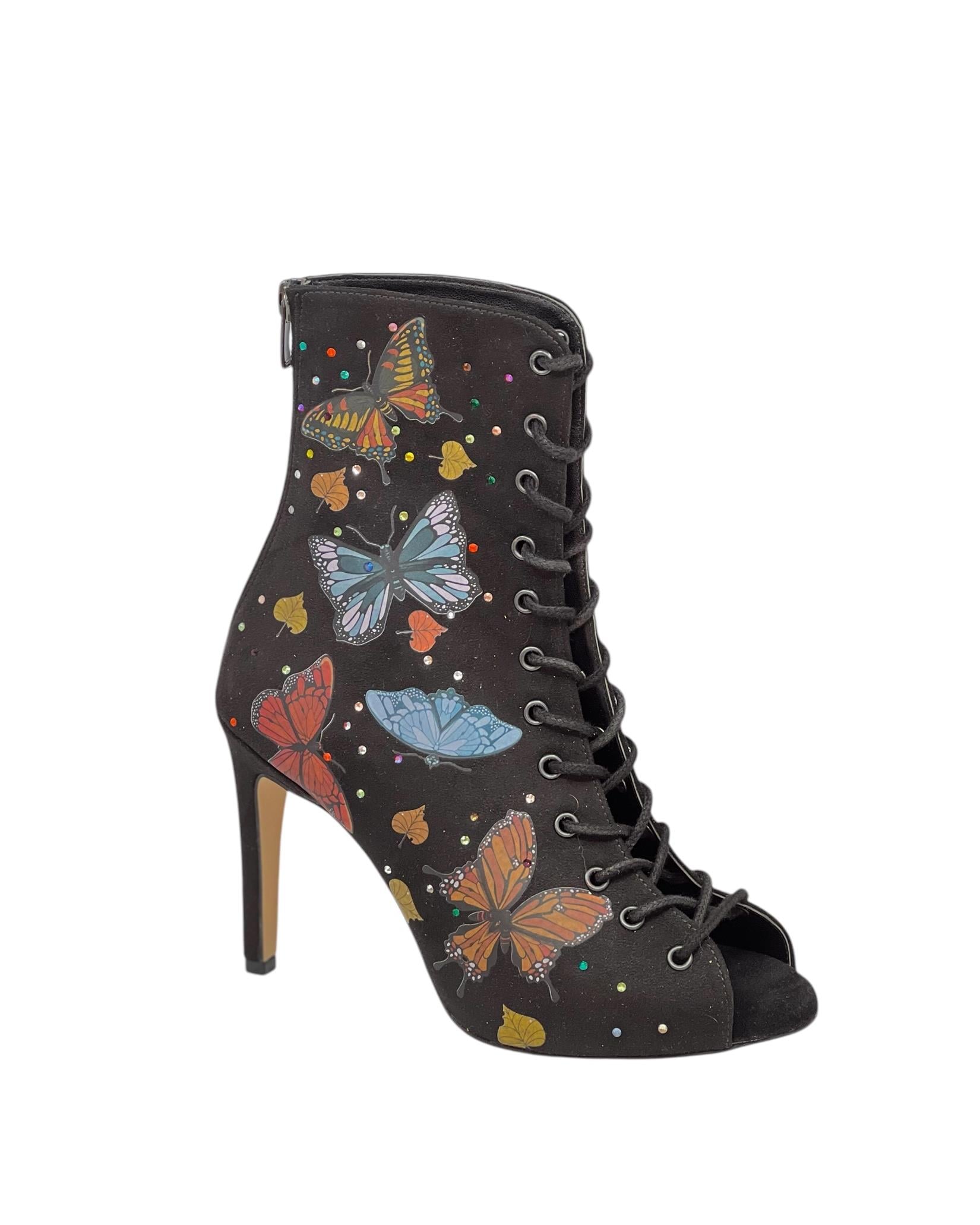 HİGH HEELS SİYAH KADIN DANS BOTU