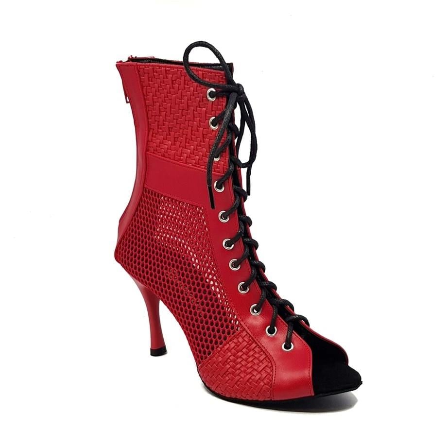 RED WOMEN HEELS DANCE 