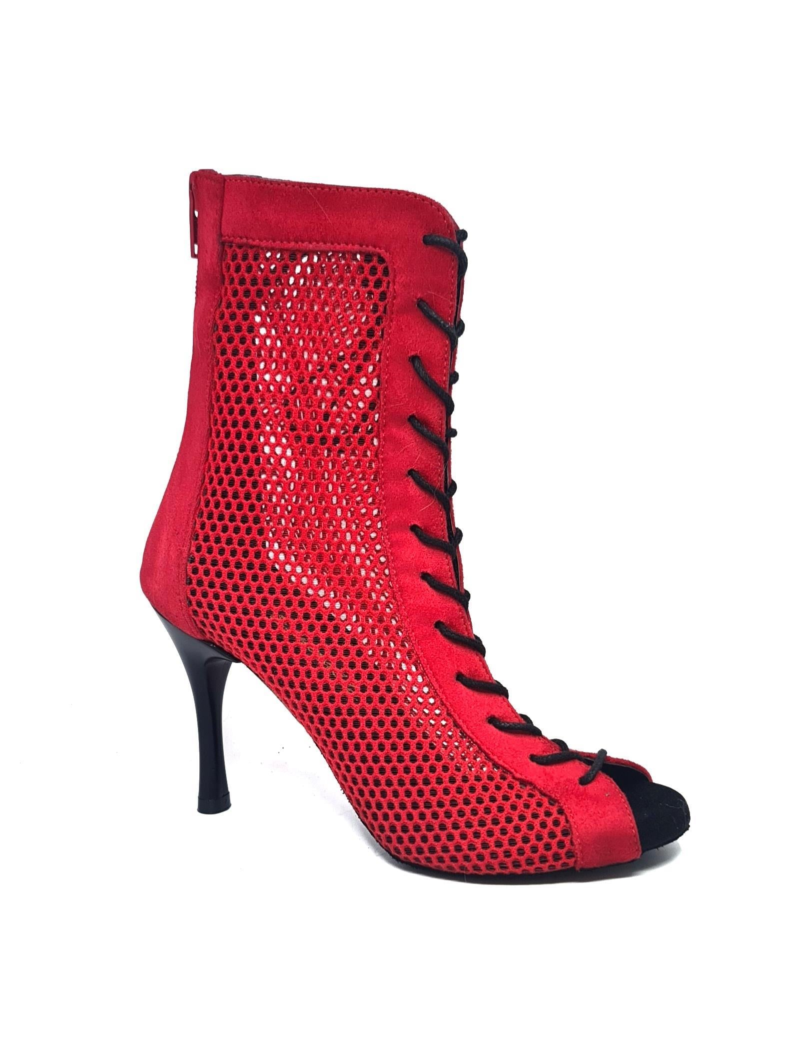 RED WOMEN HEELS DANCE 