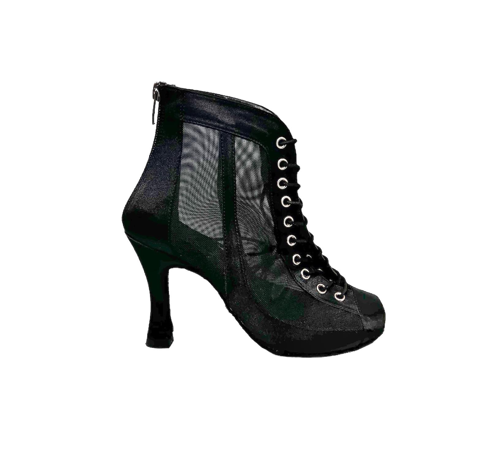 SİYAH KADIN DANS AYAKKABISI