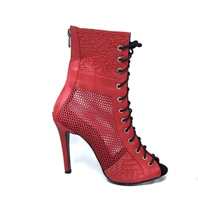 RED WOMEN HEELS DANCE 