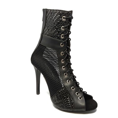 HIGH HEELS SIYAH FILELI