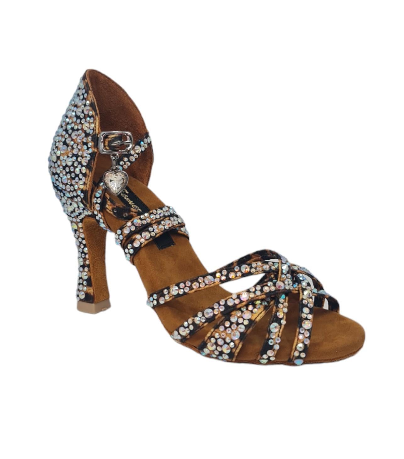 LEOPAR TAŞLI KADIN DANS AYAKKABISI