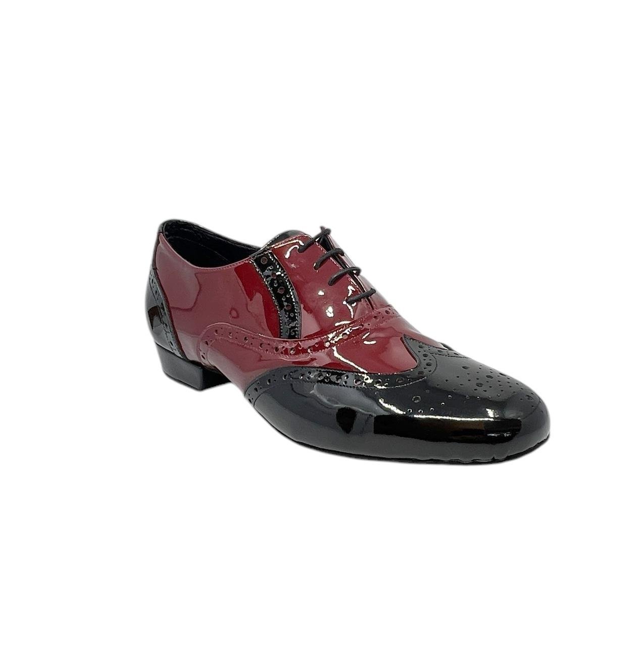 SİYAH BORDO ERKEK DANS AYAKKABISI