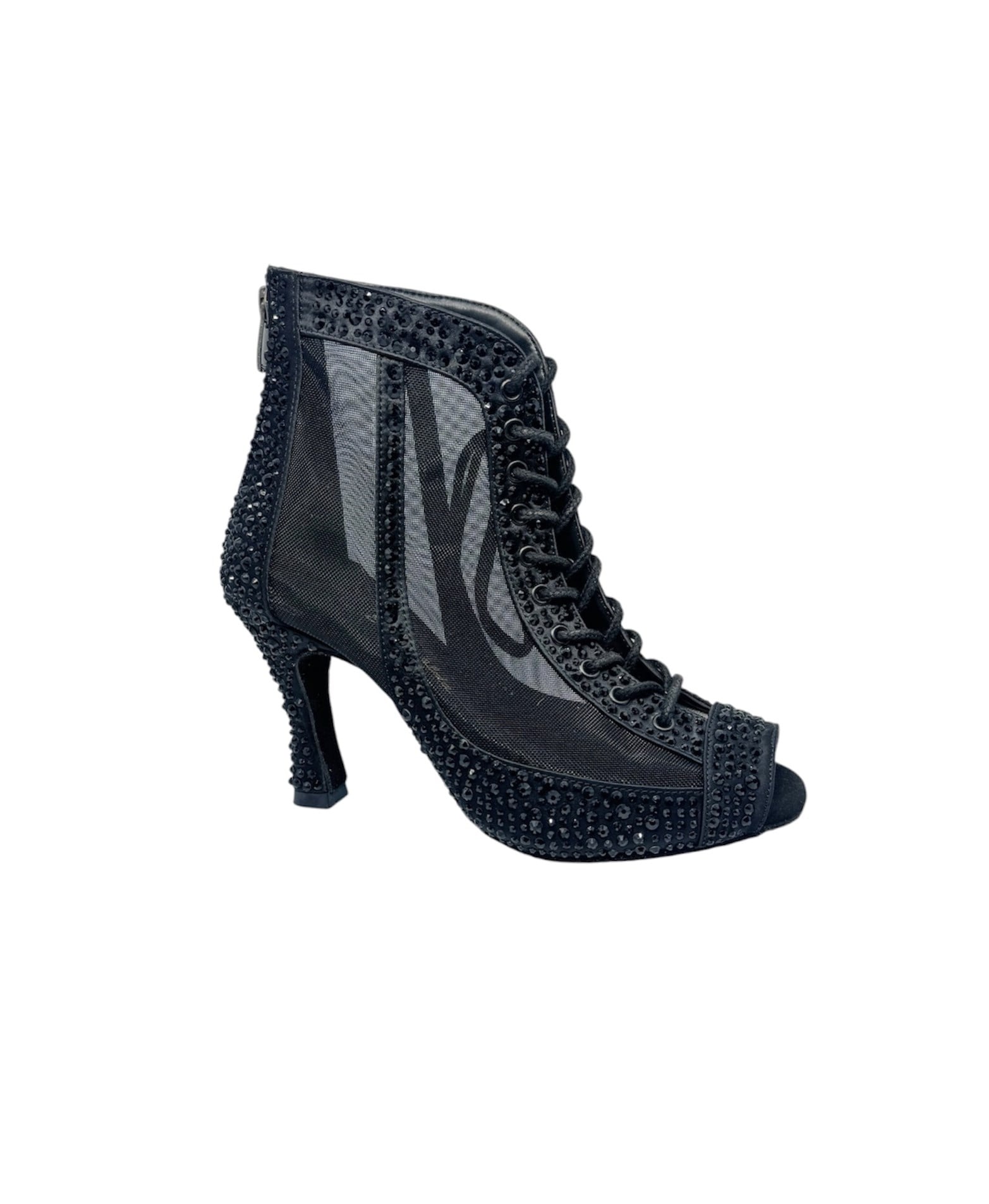 SİYAH TAŞLI KADIN DANS BOTU