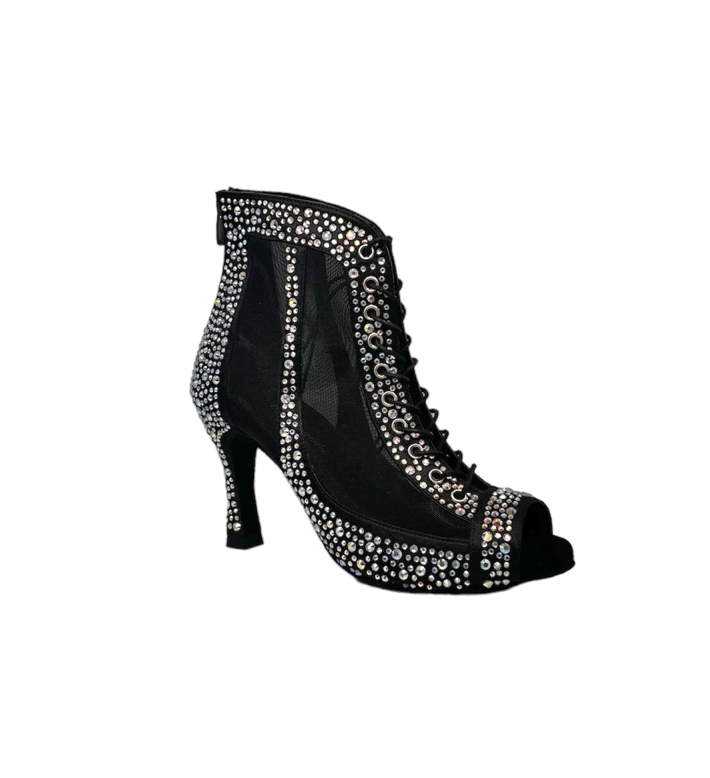 SİYAH TAŞLI KADIN DANS BOTU