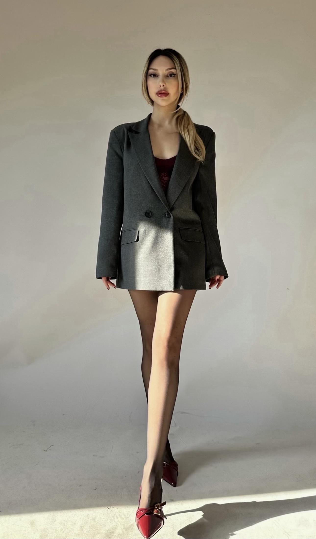 Blazer Gina Ceket Antrasit