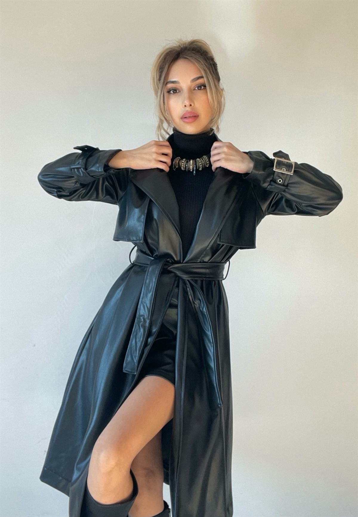 Deri Lupin Trençkot 