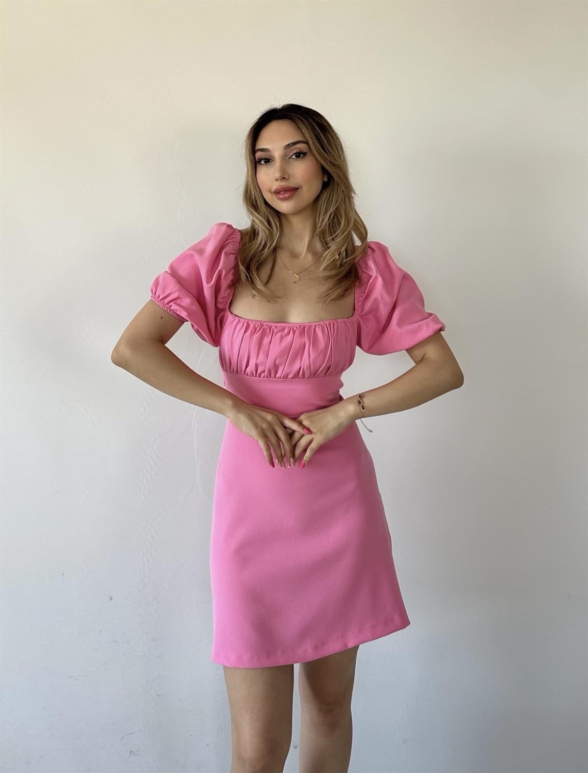 Fiona Elbise Pembe