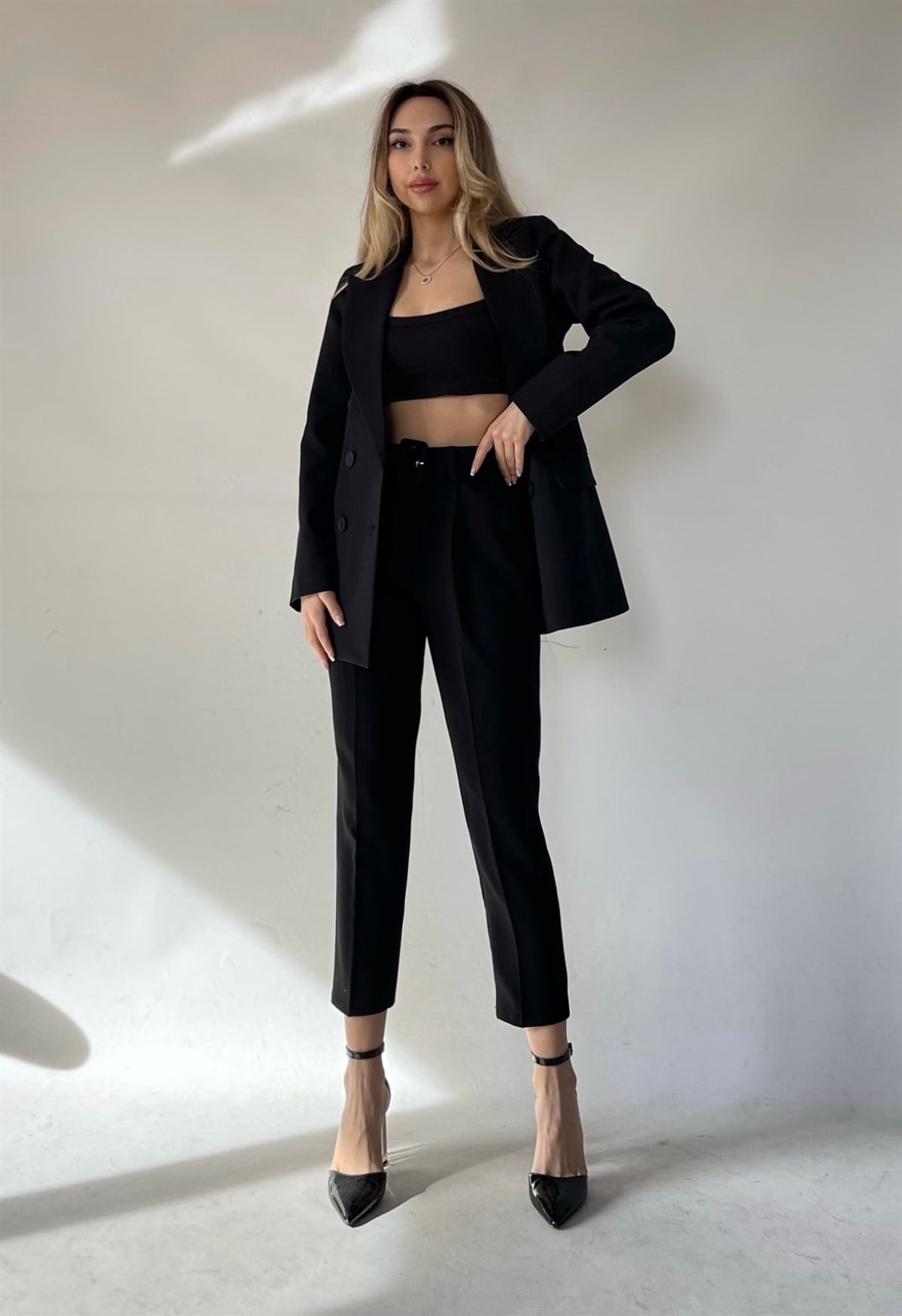 Kemerli Emma Pantolon