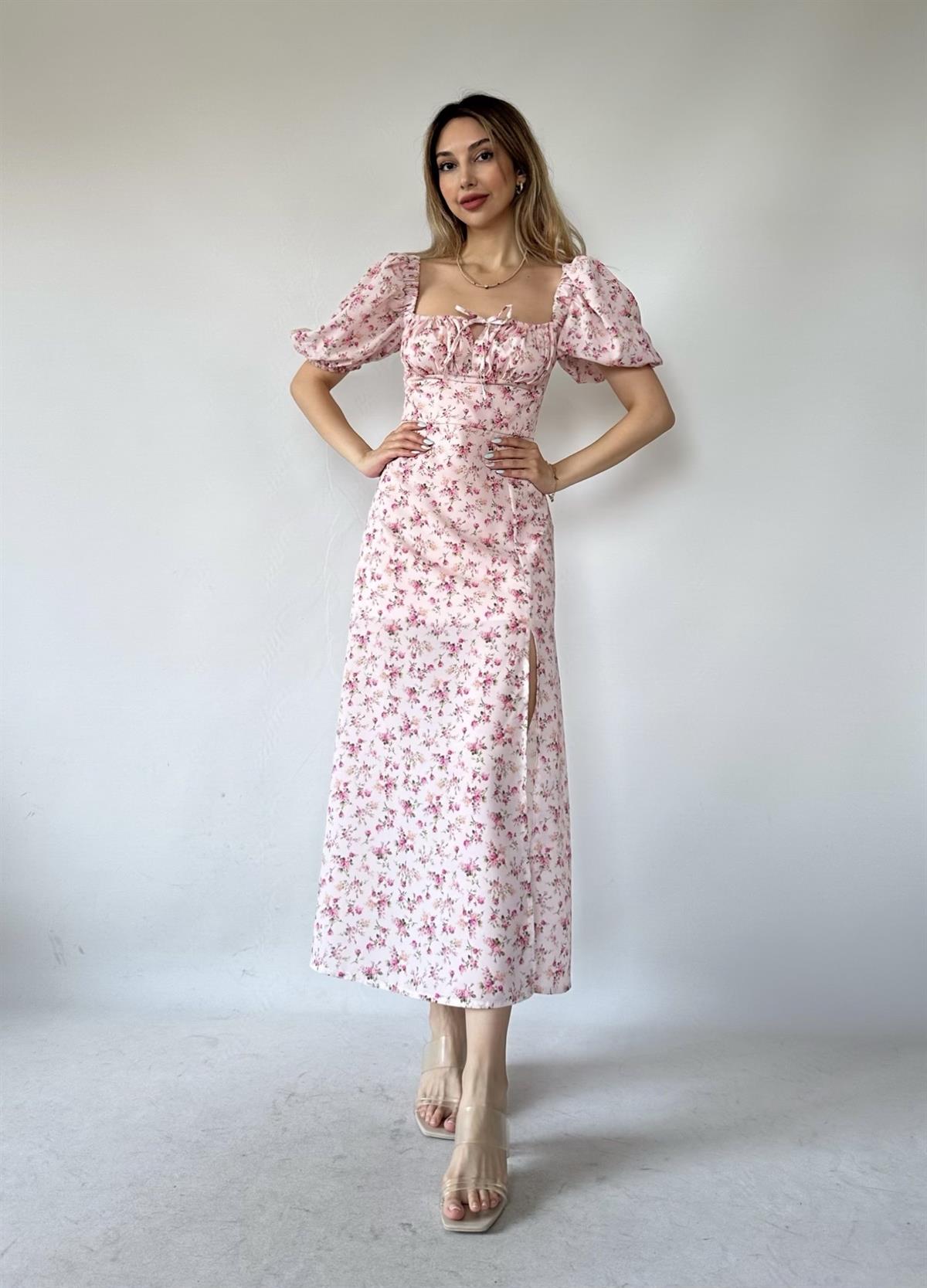 Rose Elbise Pembe