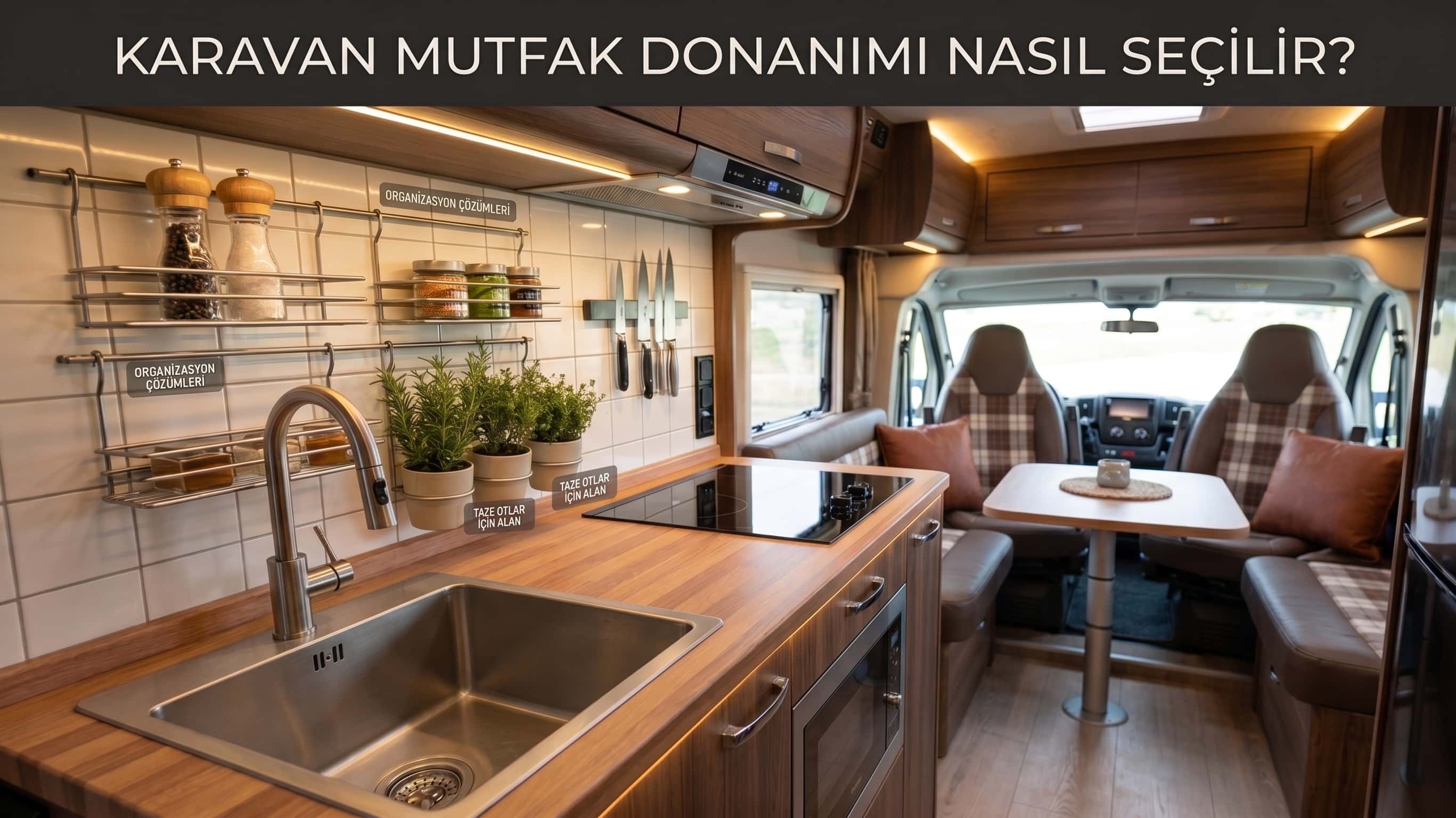 Karavan Mutfak Donanımı Nasıl Seçilir?