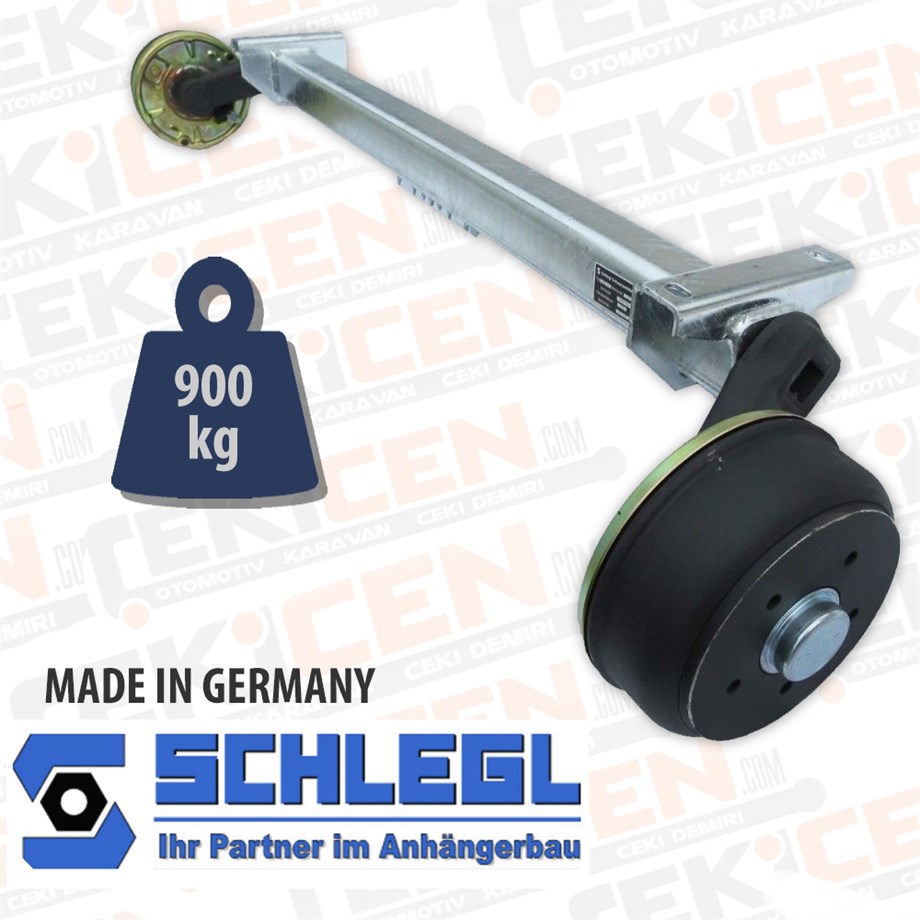 900 Kg Frenli Torsiyon Dingil - Schlegl