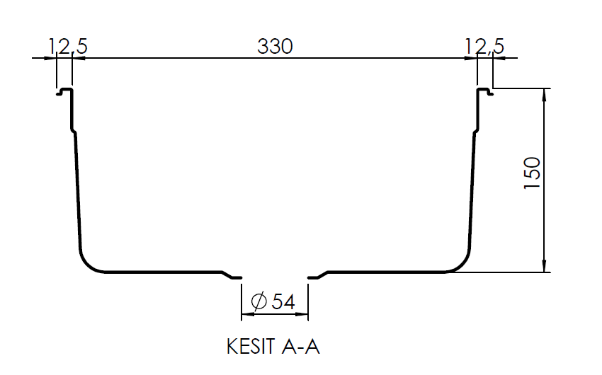 Dikdörtgen 304 Paslanmaz Çelik Eviye – 32,5 x 35,5 cm Lavabo