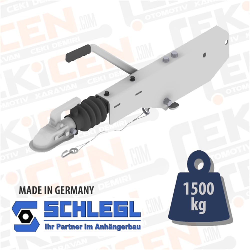 Frenli Çeki Oku - Düz Model - 1500 Kg - Schlegl - SFV14B
