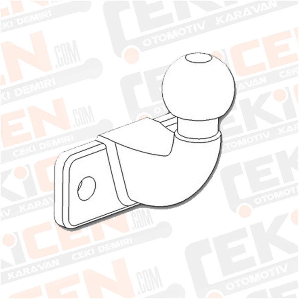 Isuzu D-Max Çeki Demiri , Flanşlı , 2007 - 2012