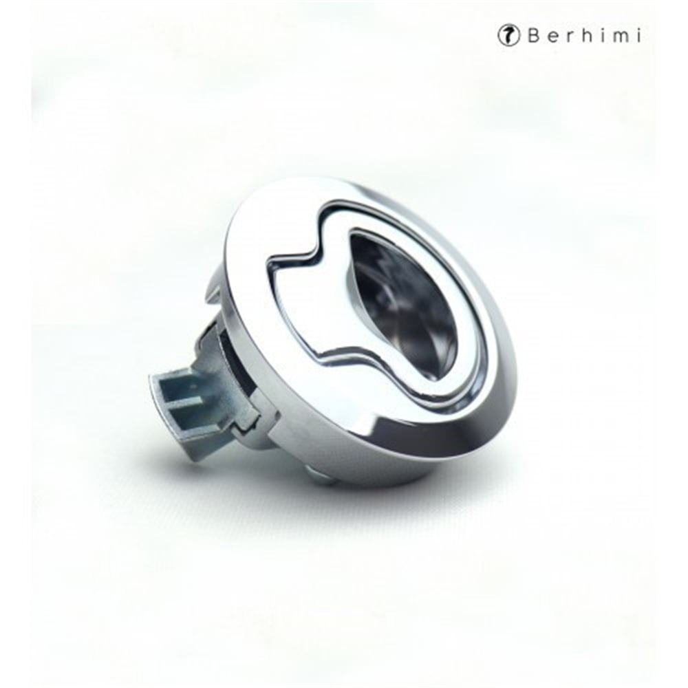 Karavan Dolap Düğmesi - Bas-Çek - Krom Kulp - Küçük - BR2800CH