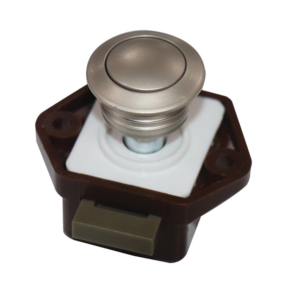 Karavan Dolap Düğmesi - Bas-Çek - Yuvarlak Ufak  Buton - RV4008