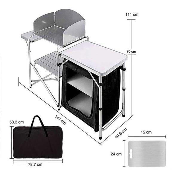 Katlanabilir Portatif Kamp Mutfağı
