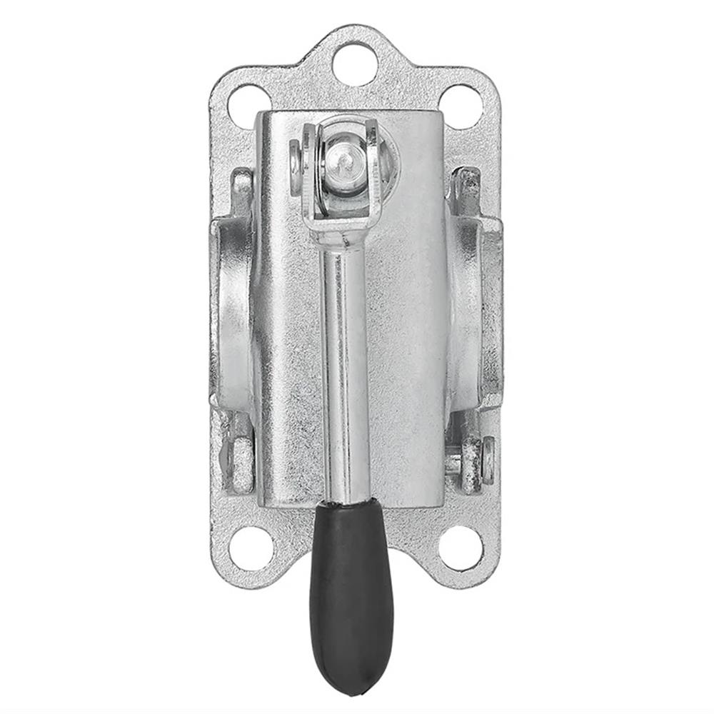 Römork & Karavan Destek Tekerleği Kelepçesi - Mafsallı - 6 Delikli - 48 mm