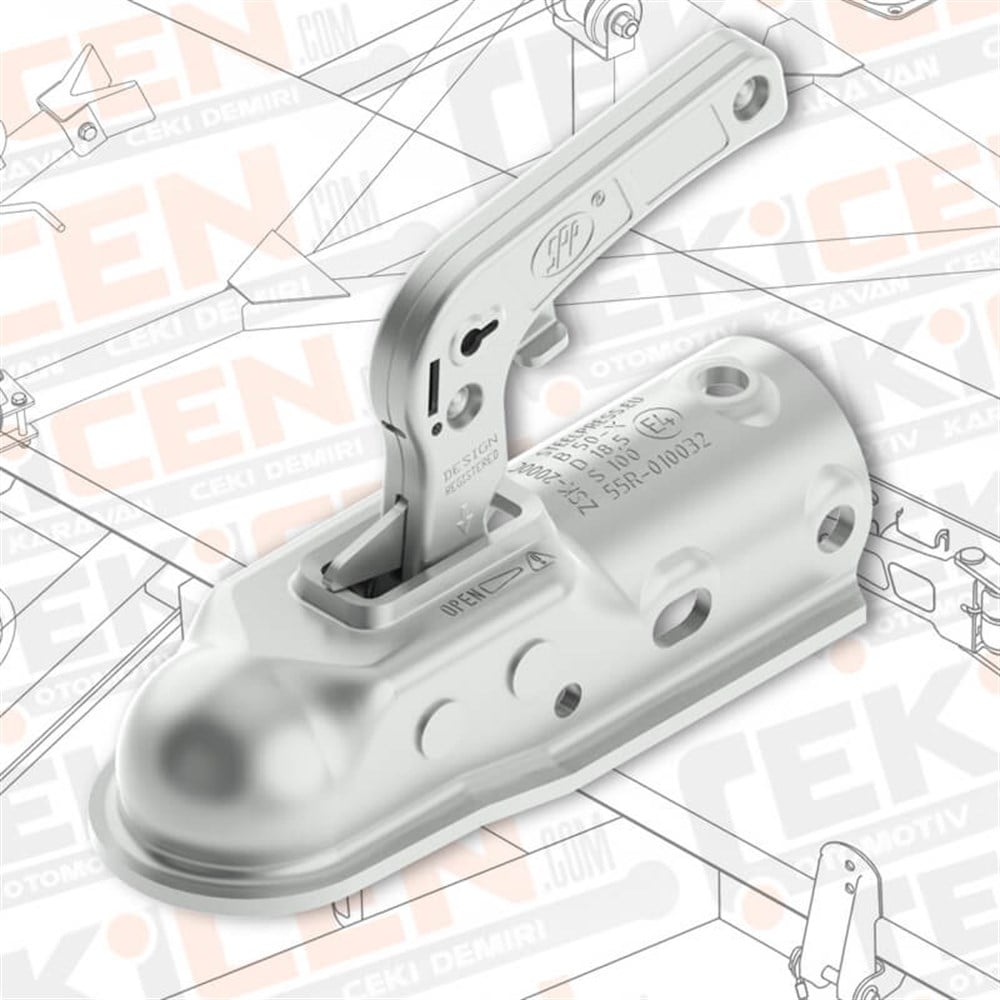 Römork & Karavan Kaplin - 2000 Kg - Yuvarlak 50 mm Bağlantı