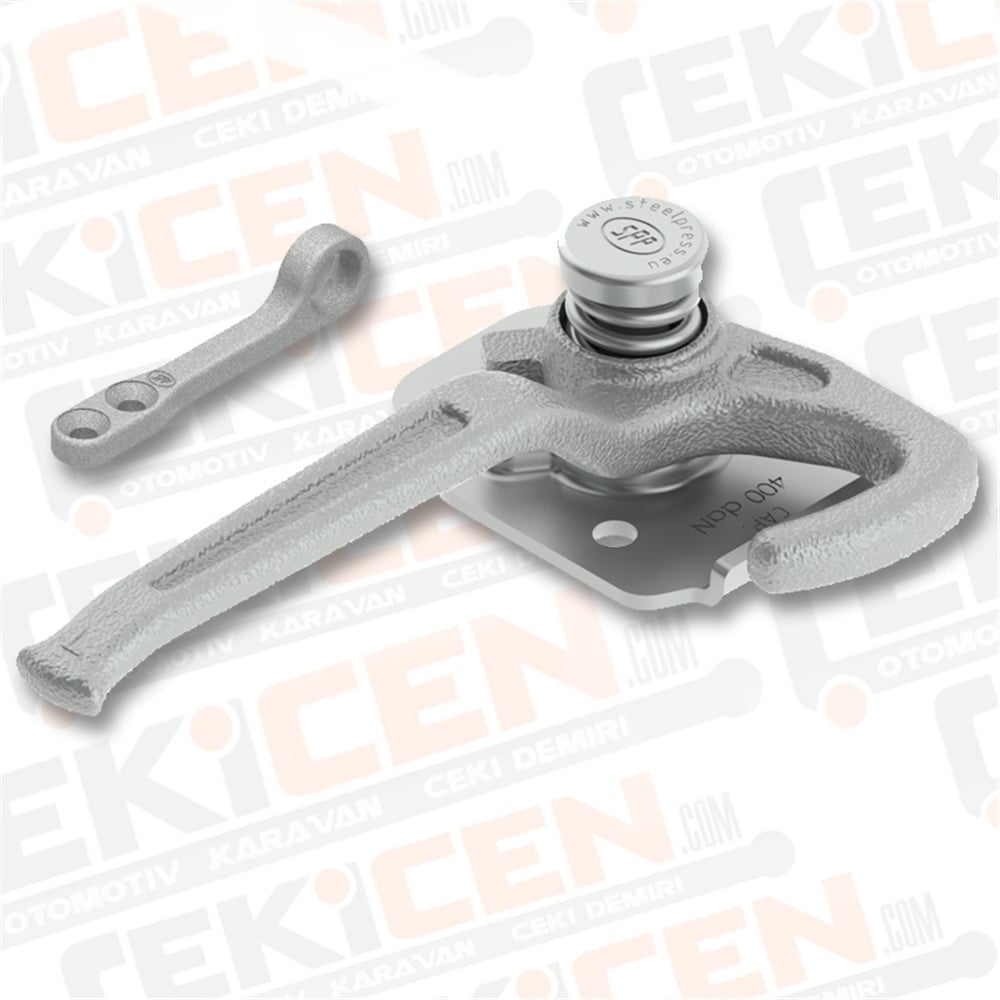 Römork Kasa Kilidi - 169 mm x 101 mm - Klasik Kollu