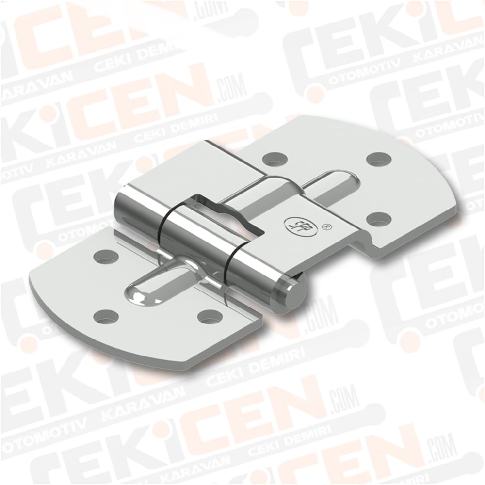 Römork Kasa Menteşesi - 125 mm x 60 mm