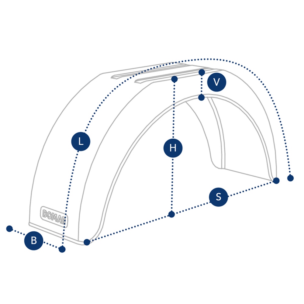 Römork Plastik Çamurluk - 220 mm genişlik