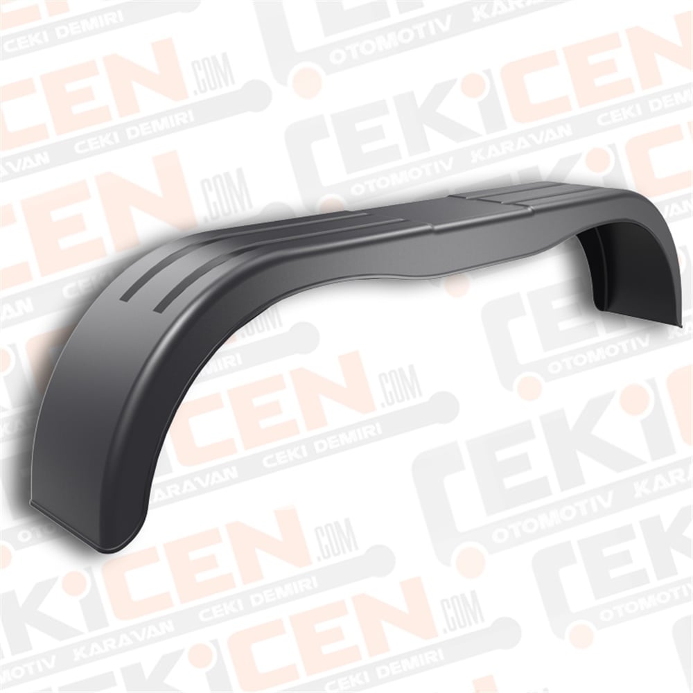 Römork Plastik Çamurluk - Çift Dingil için - 240 mm genişlik