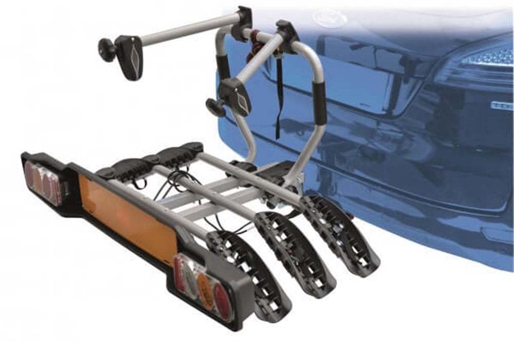 Siena 3 Bisiklet Taşıyıcı - Çeki Topuzuna Montaj - Arka Aydınlatmalı