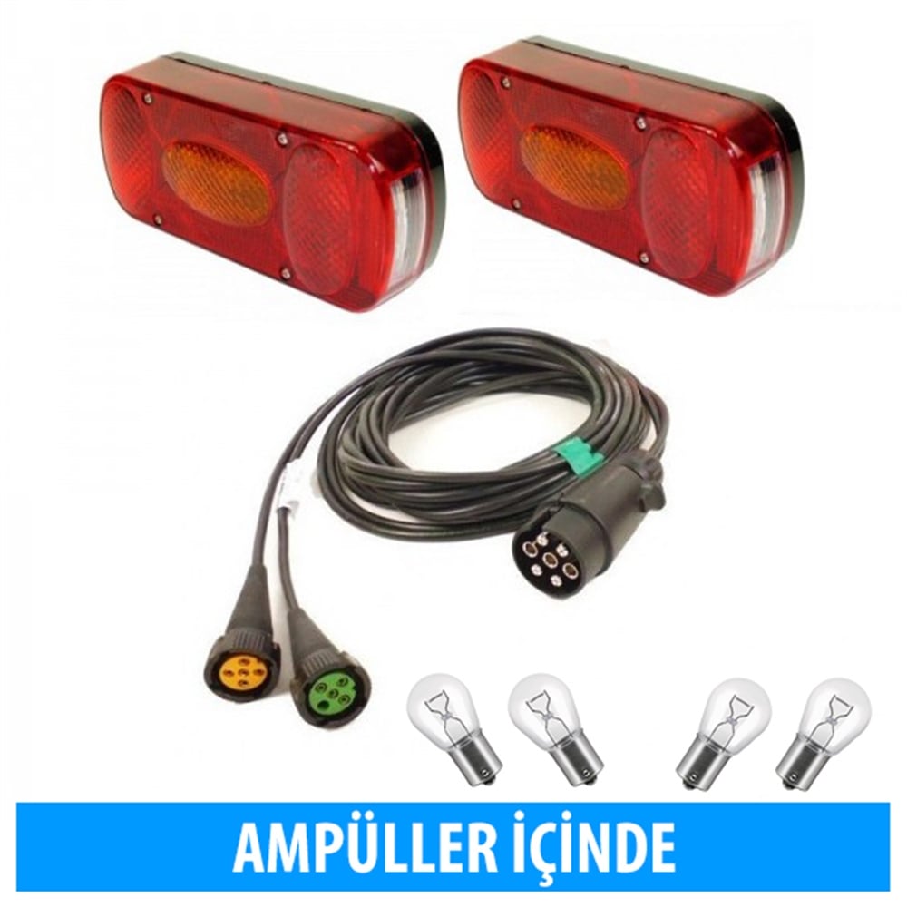 Stop Lamba Seti , Midipoint , 4.5 metre kablolu , 7 pin fişli , Aspöck