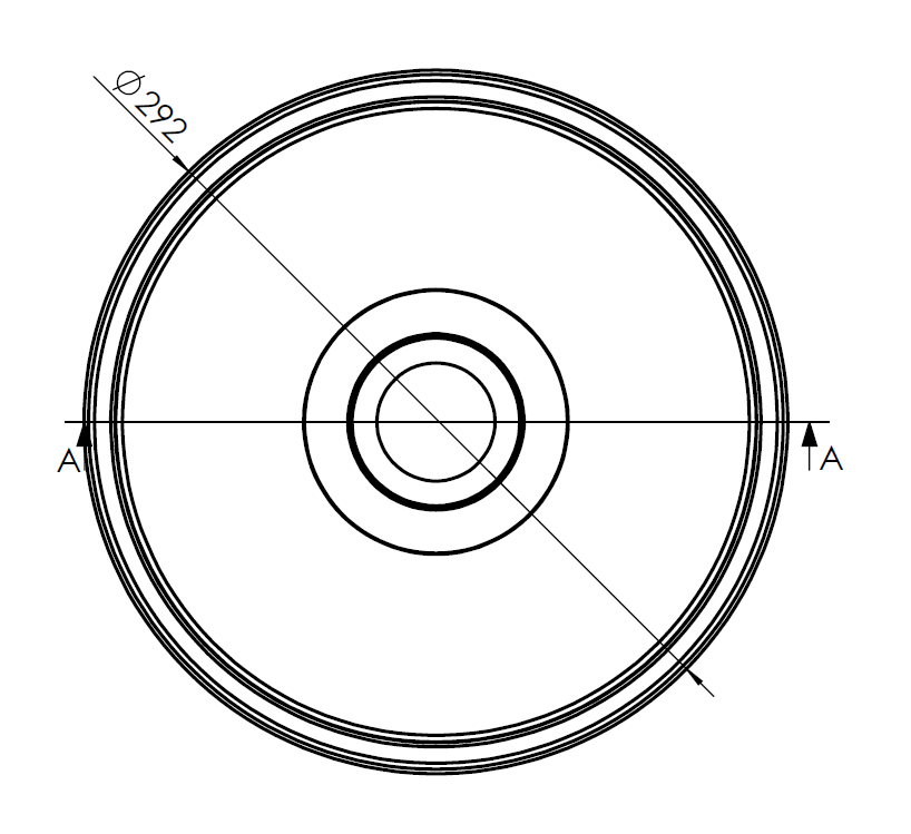 Yuvarlak 304 Paslanmaz Çelik Eviye – 29 cm Küre Lavabo