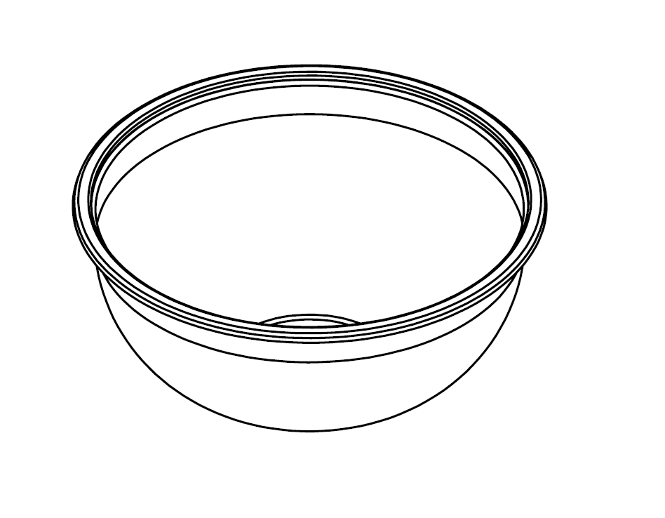 Yuvarlak 304 Paslanmaz Çelik Eviye – 31 cm Küre Lavabo