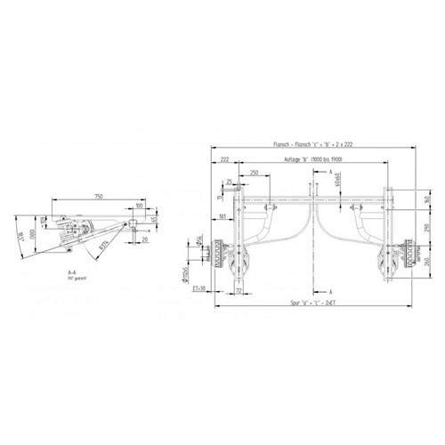 1350 Kg Bağımsız Süspansiyonlu Dingil - Knott